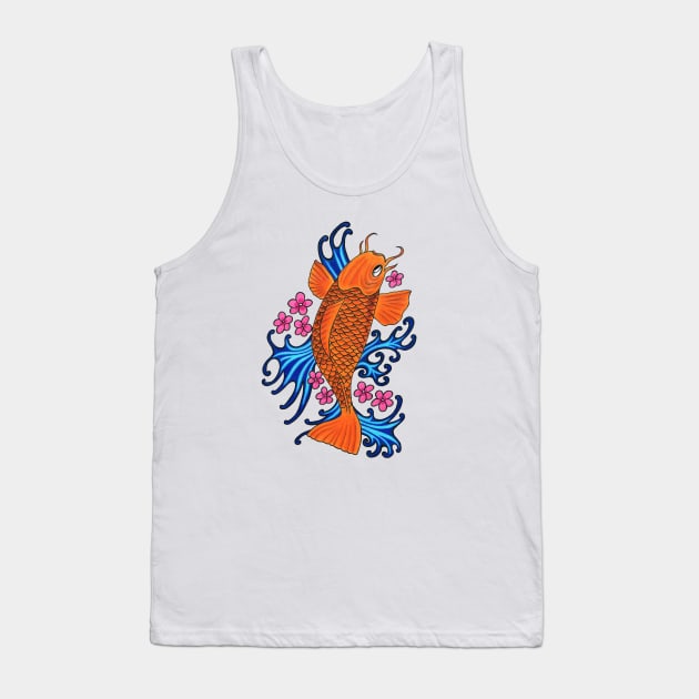 fish with water and blossom Tank Top by SeymourArt